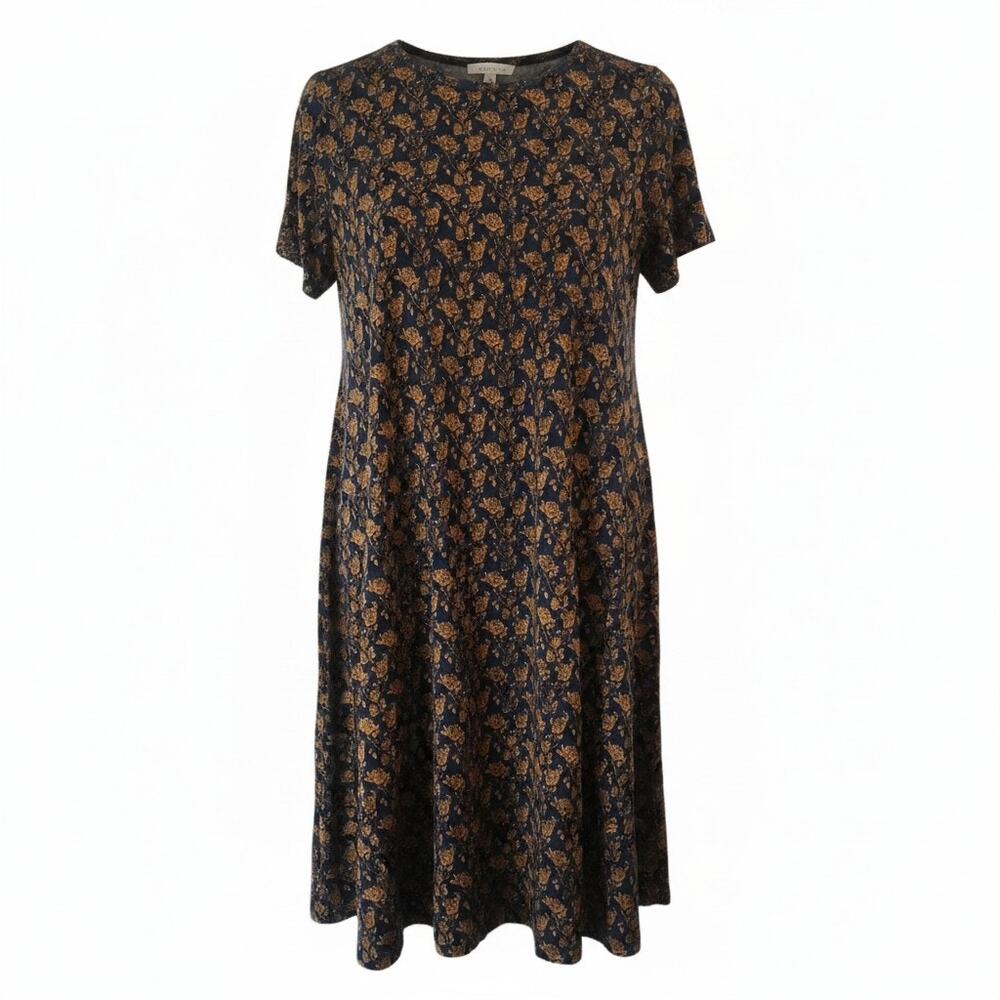 LuLaRoe CARLY High-Low Hemline Dress Patch Pocket Relaxed Soft Womens Size S